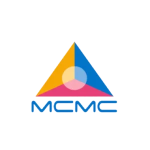 MCMC logo featuring a colorful triangle and circle